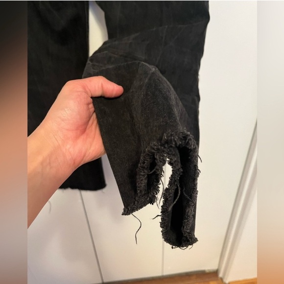 Zara Jeans Womens Sz 6 Black High Rise - Picture 5 of 5